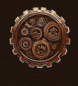 Steampunk Zahnräder